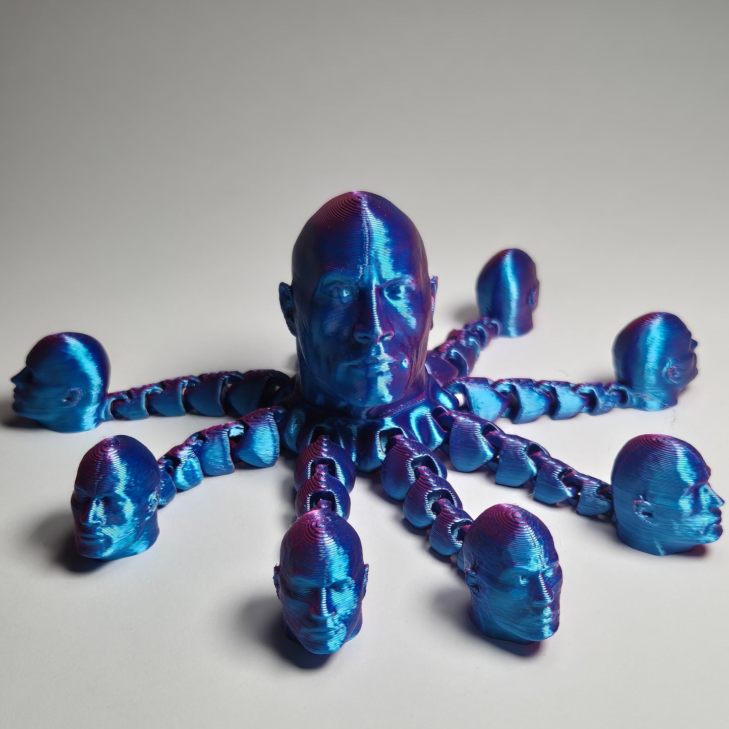 The Rock 9 Heads Octopus Toy
